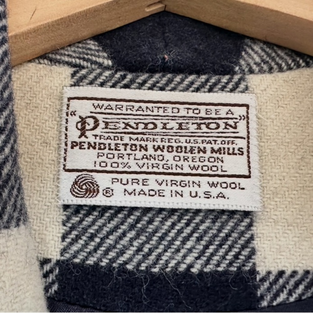 Vintage Pendleton Virgin Wool Buffalo Plaid Blazer. Size:10. Excellent condition - Picture 2 of 12